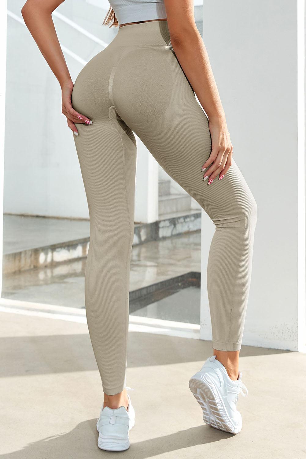 Yoga Ready Slim Fit High Waist Sports Leggings - MXSTUDIO.COM