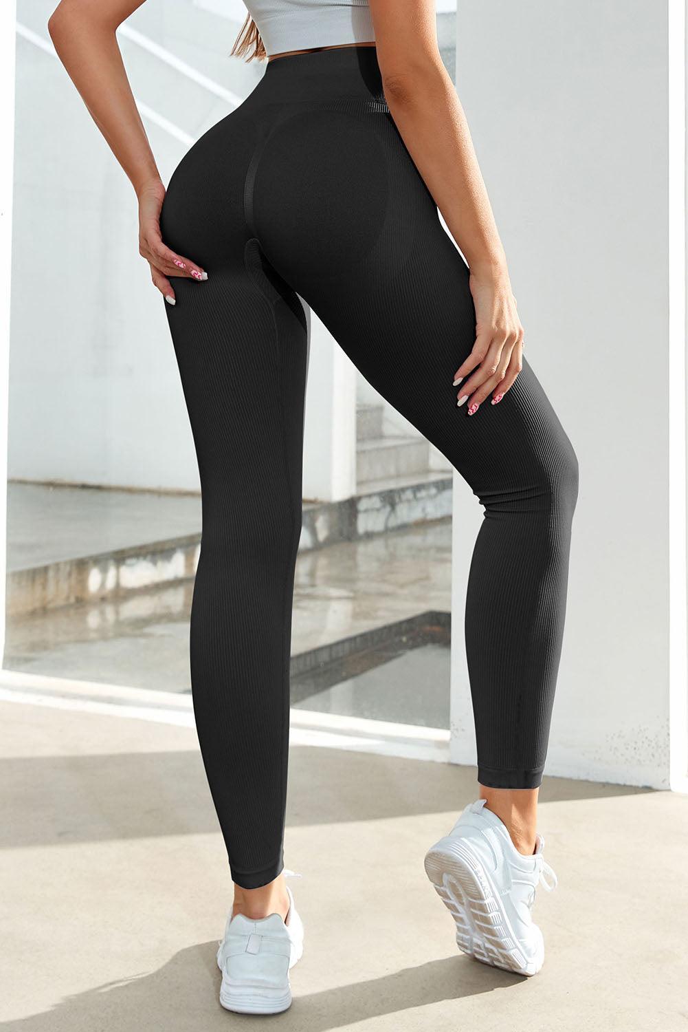 Yoga Ready Slim Fit High Waist Sports Leggings - MXSTUDIO.COM
