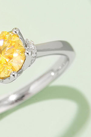 You Are Outstanding Contrast 1 Carat Moissanite Ring - MXSTUDIO.COM