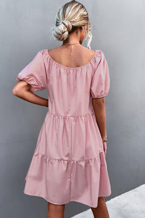 You Deserve Better Off Shoulder Puff Sleeve Dress - MXSTUDIO.COM