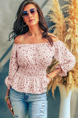 Young at Heart Floral Off-Shoulder Blouse - MXSTUDIO.COM