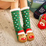 Yuletide Elegance Womens Christmas Socks-MXSTUDIO.COM