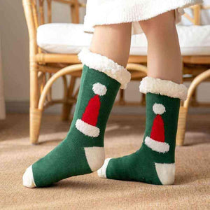 Yuletide Elegance Womens Christmas Socks-MXSTUDIO.COM