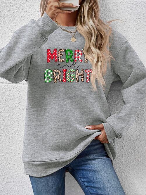 Yuletide Stunner Merry And Bright Sweatshirt-MXSTUDIO.COM