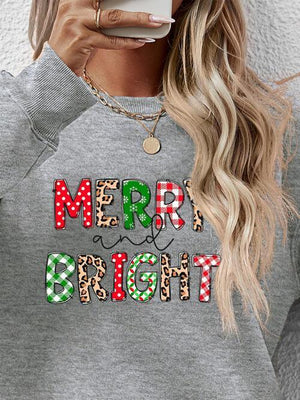 Yuletide Stunner Merry And Bright Sweatshirt-MXSTUDIO.COM