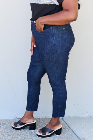 Always In Action Plus Size High Waist Skinny Jeans - MXSTUDIO.COM