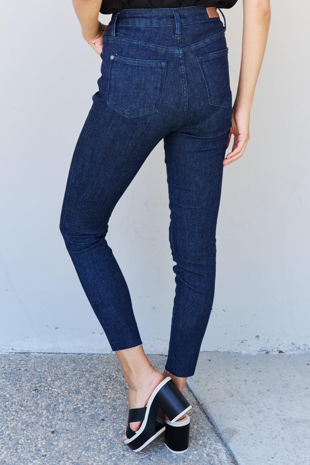 Always In Action Plus Size High Waist Skinny Jeans - MXSTUDIO.COM