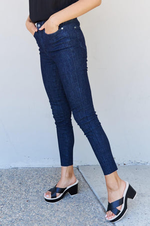 Always In Action Plus Size High Waist Skinny Jeans - MXSTUDIO.COM