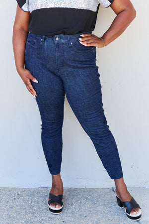 Always In Action Plus Size High Waist Skinny Jeans - MXSTUDIO.COM