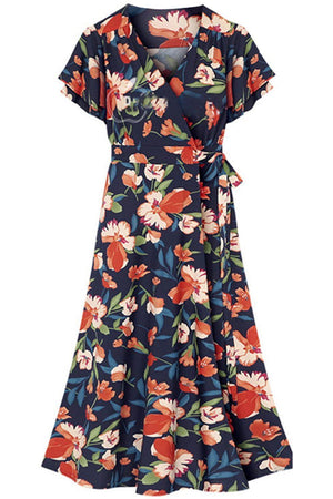 Brighten Up Your Day Plus Size Floral Maxi Dress - MXSTUDIO.COM