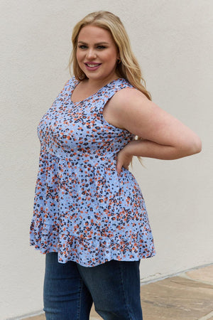 Bring Joy Animal Print Plus Size Babydoll Top - MXSTUDIO.COM