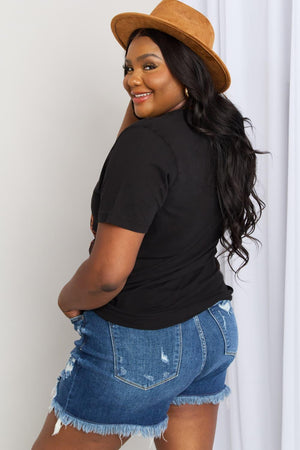 Calm Plus Size Living My Best Life T Shirt - MXSTUDIO.COM