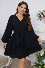 Classic Beauty Mini Black A Line Plus Size Dress - MXSTUDIO.COM