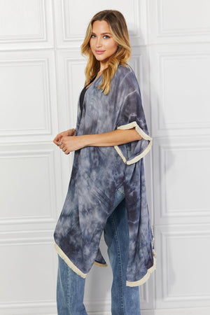 Cloak Sleeves Open Front Kimono Cover Up - MXSTUDIO.COM