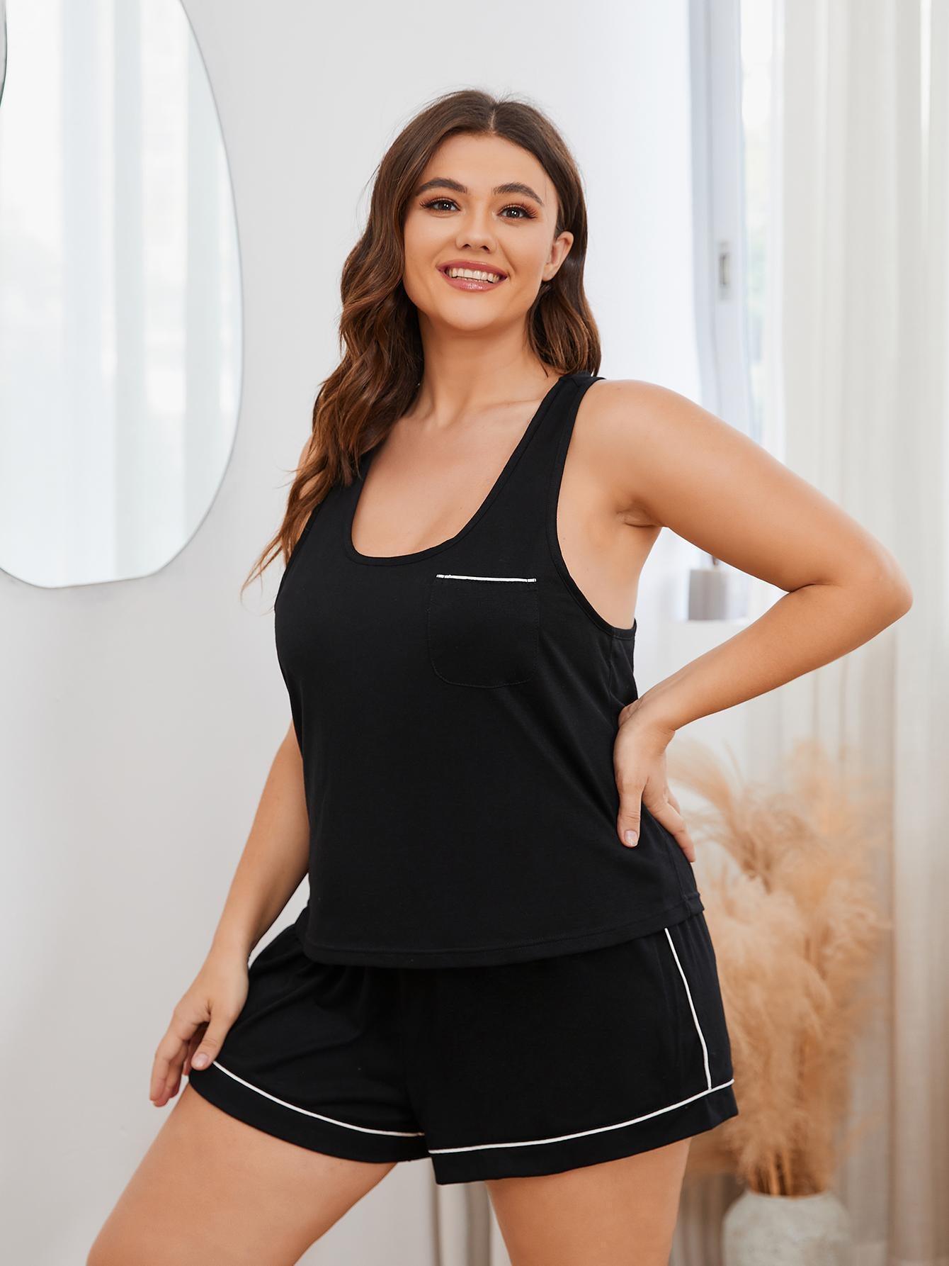 Comfort Haven Plus Size Lounge Set - MXSTUDIO.COM