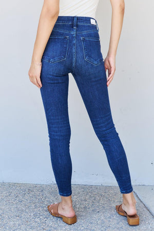 Comfy Everyday Mid Rise Plus Size Skinny Jeans - MXSTUDIO.COM