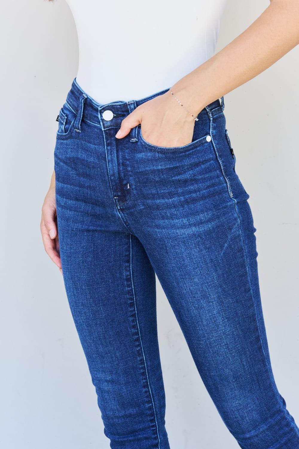 Comfy Everyday Mid Rise Plus Size Skinny Jeans - MXSTUDIO.COM