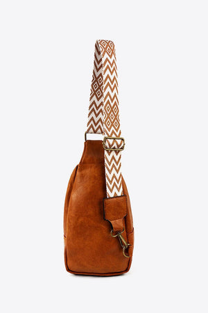 Contemporary Printed Strap Sling Bag - MXSTUDIO.COM