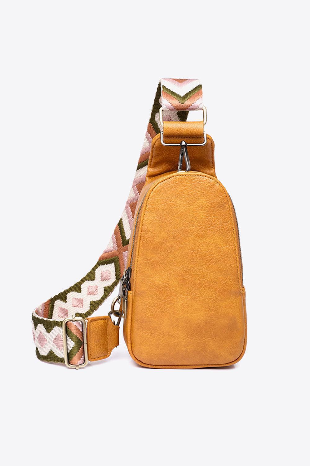 Contemporary Printed Strap Sling Bag - MXSTUDIO.COM