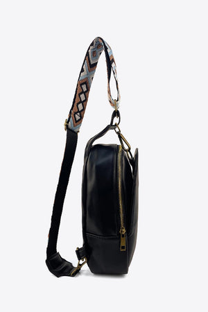 Contemporary Printed Strap Sling Bag - MXSTUDIO.COM