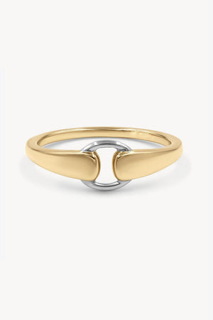 Awe-Inspiring 18K Gold-Plated 925 Sterling Silver Ring - MXSTUDIO.COM