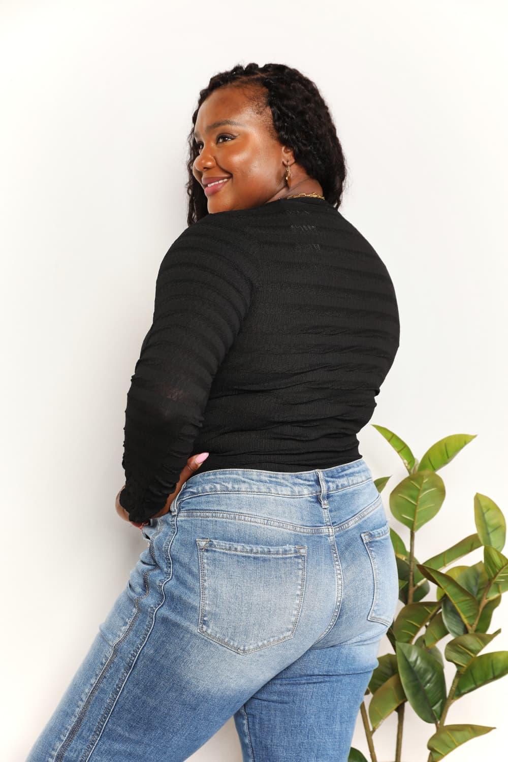 Empower Fit Mid Rise Slim Plus Size Boyfriend Jeans - MXSTUDIO.COM