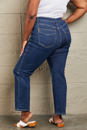 Excellent Tummy Control Plus Size High Waisted Jeans - MXSTUDIO.COM