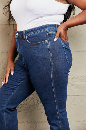 Excellent Tummy Control Plus Size High Waisted Jeans - MXSTUDIO.COM