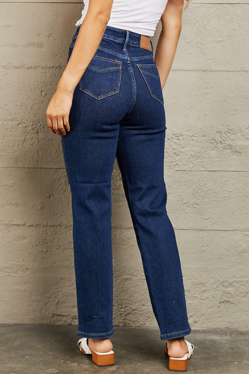 Excellent Tummy Control Plus Size High Waisted Jeans - MXSTUDIO.COM