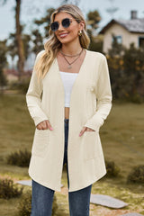 Fashionable Cover Cable-Knit Longline Cardigan - MXSTUDIO.COM