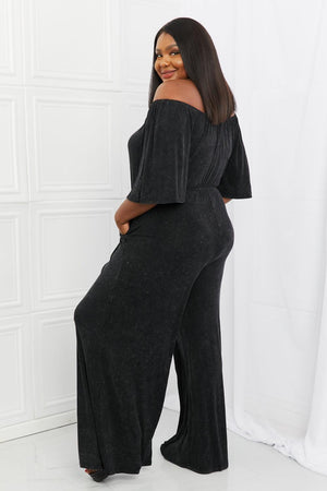 Getaway Perfect Plus Size Black Flutter Sleeves Jumpsuit - MXSTUDIO.COM