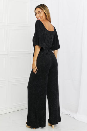 Getaway Perfect Plus Size Black Flutter Sleeves Jumpsuit - MXSTUDIO.COM