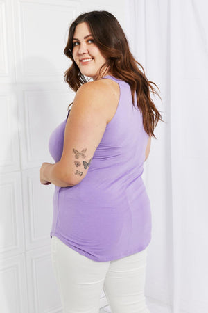 Halter Flowy Tank Top in Plus Size - MXSTUDIO.COM