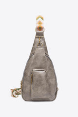 Hassle-Free Getaway PU Leather Sling Bag - MXSTUDIO.COM