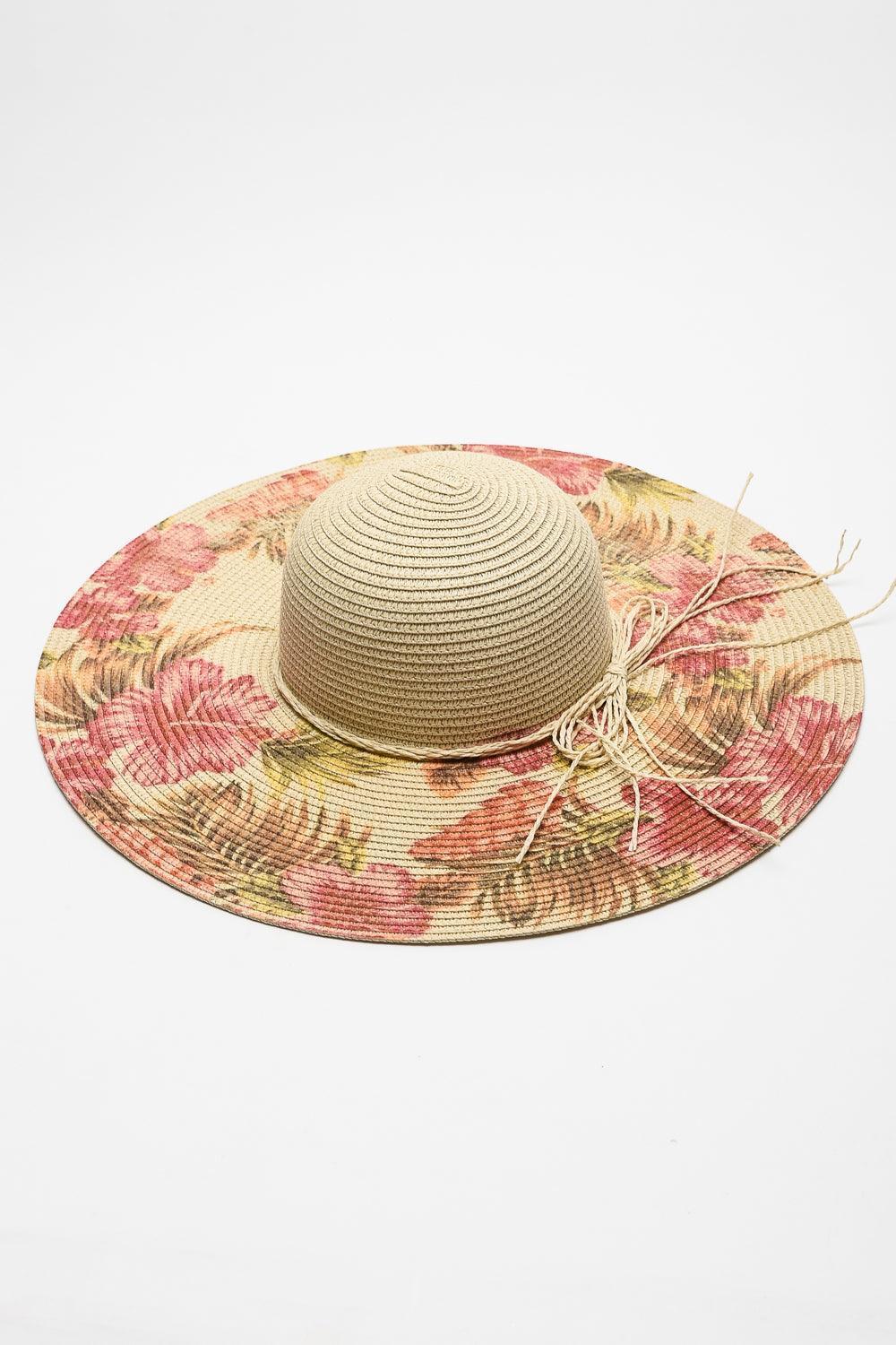 Highly Ventilated Floral Bow Sunhat - MXSTUDIO.COM