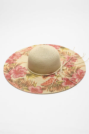 Highly Ventilated Floral Bow Sunhat - MXSTUDIO.COM