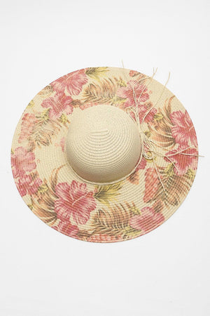 Highly Ventilated Floral Bow Sunhat - MXSTUDIO.COM