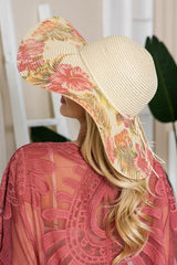 Highly Ventilated Floral Bow Sunhat - MXSTUDIO.COM