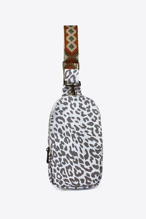 Keep Me Organized Printed PU Leather Sling Bag - MXSTUDIO.COM