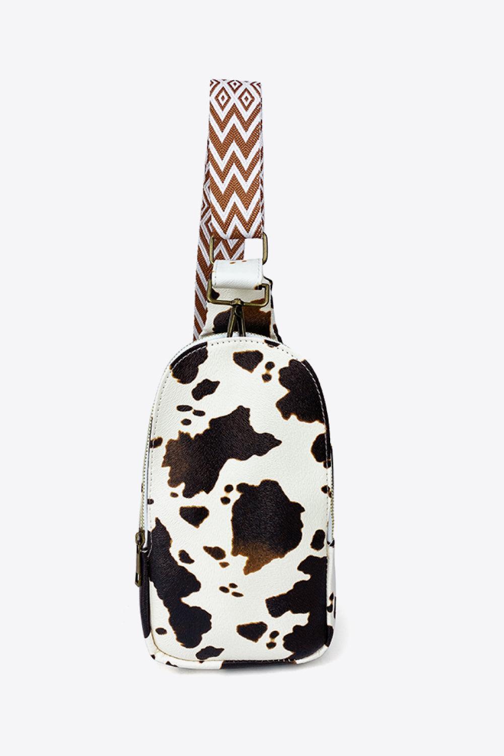 Keep Me Organized Printed PU Leather Sling Bag - MXSTUDIO.COM