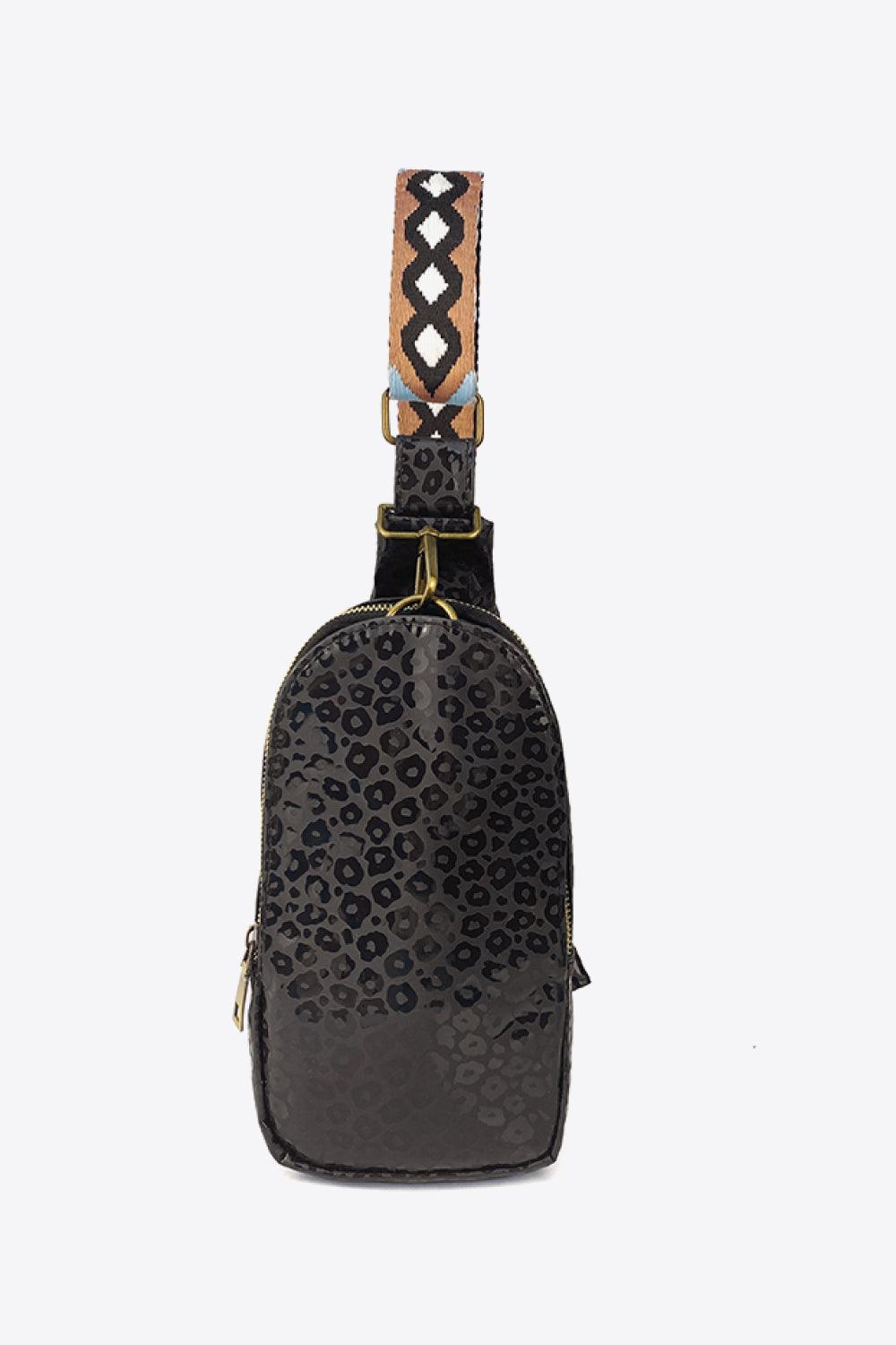 Keep Me Organized Printed PU Leather Sling Bag - MXSTUDIO.COM