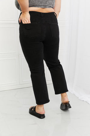 My Body My Rules Plus Size Black Distressed Jeans - MXSTUDIO.COM