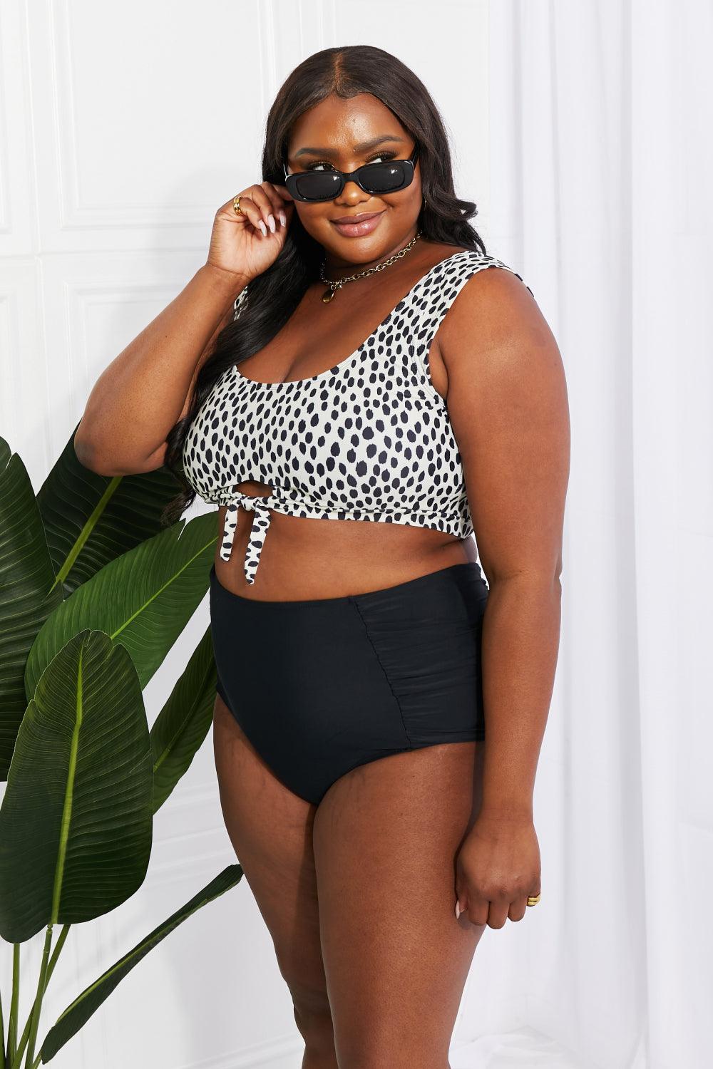 Oozing Appeal Plus Size Two Piece Swimsuit - MXSTUDIO.COM