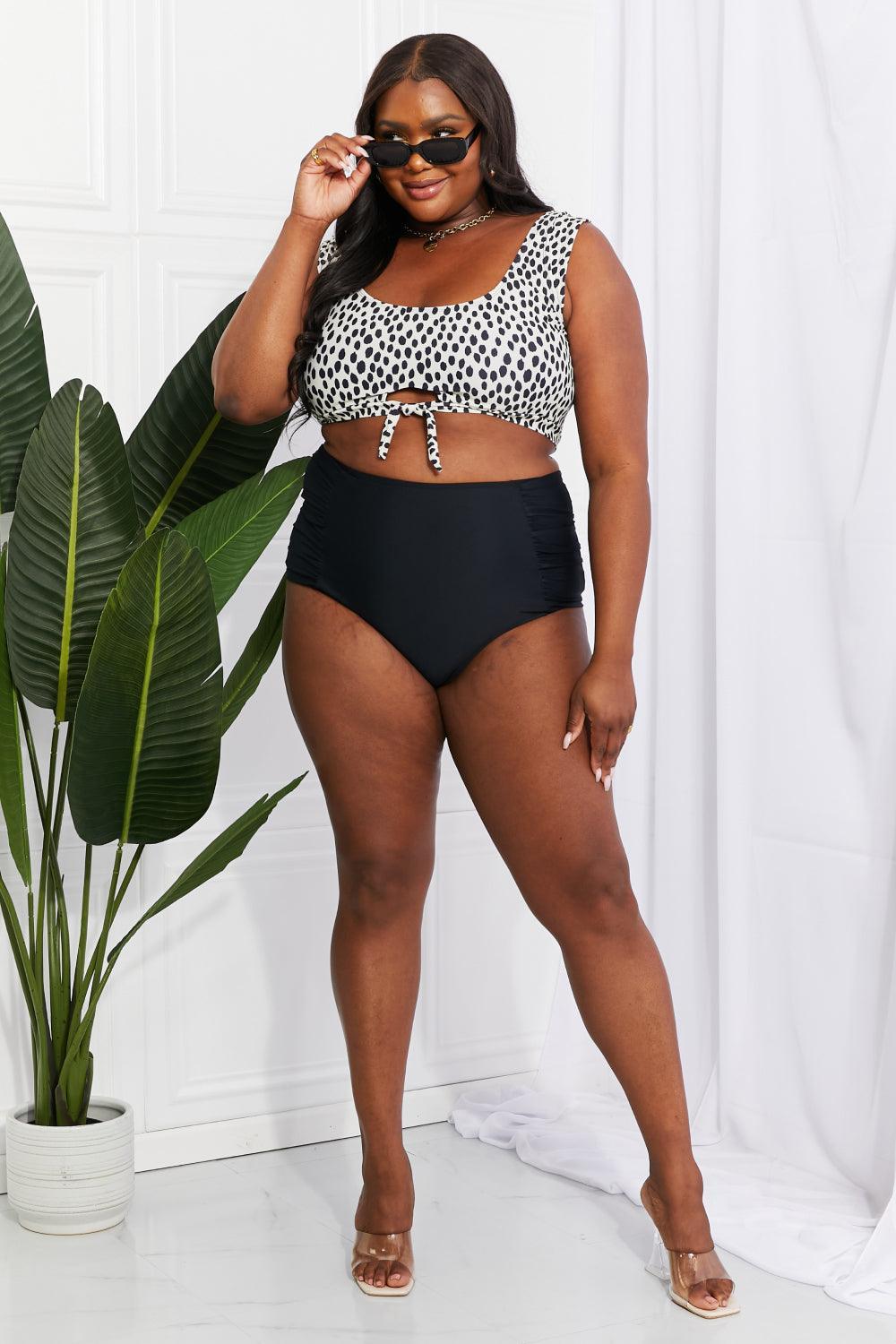 Oozing Appeal Plus Size Two Piece Swimsuit - MXSTUDIO.COM