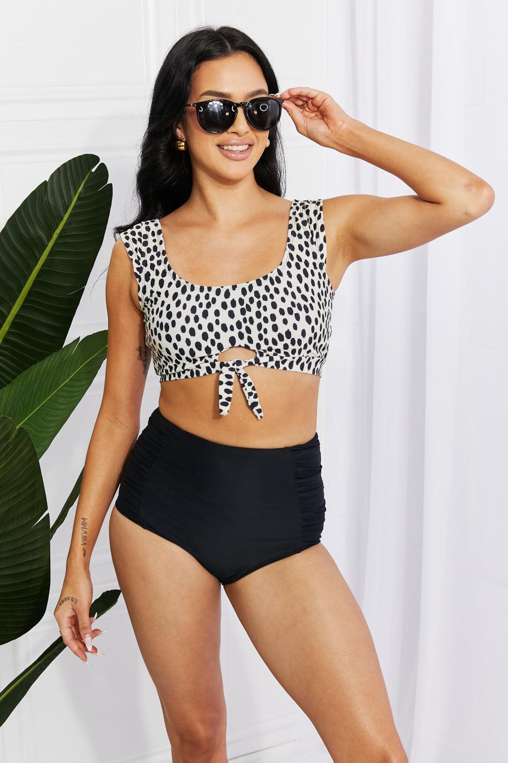 Oozing Appeal Plus Size Two Piece Swimsuit - MXSTUDIO.COM