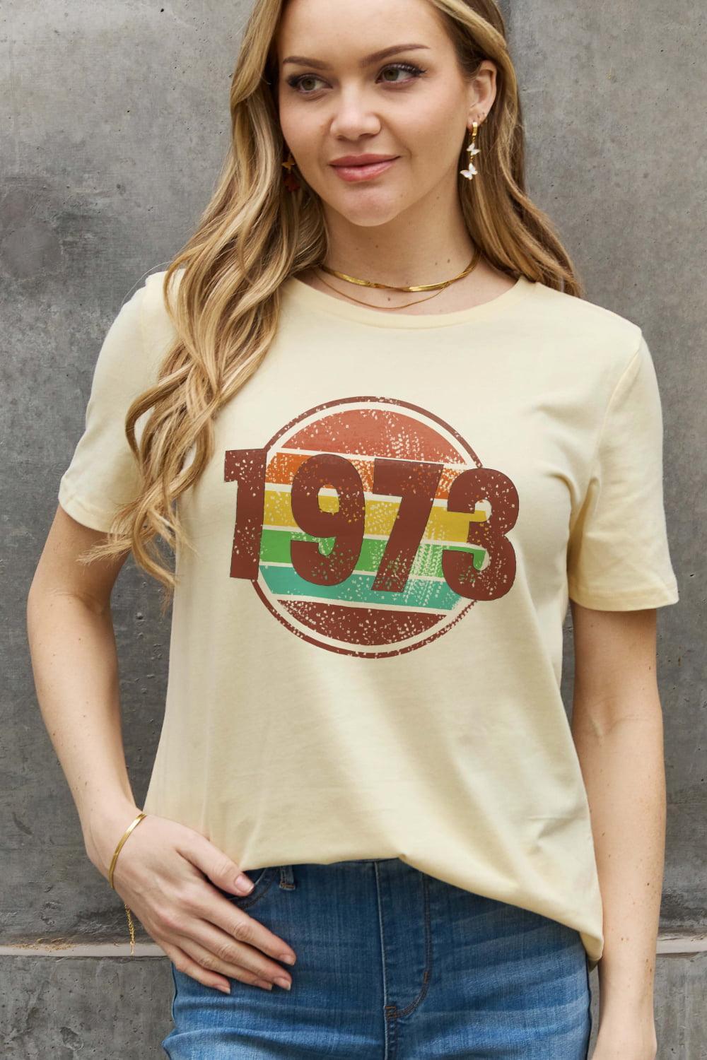 Peaceful Plus Size Graphic 1973 T Shirt - MXSTUDIO.COM