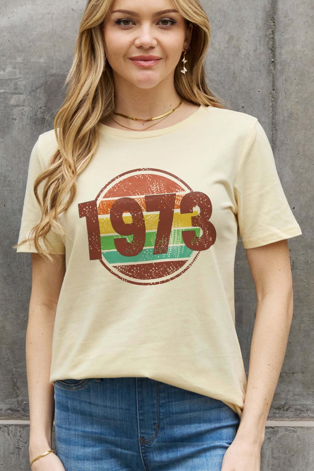 Peaceful Plus Size Graphic 1973 T Shirt - MXSTUDIO.COM