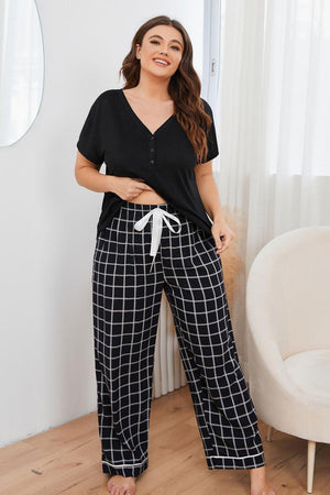 Plus Size Comfort Perfection Loungewear Set - MXSTUDIO.COM