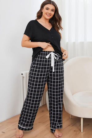 Plus Size Comfort Perfection Loungewear Set - MXSTUDIO.COM