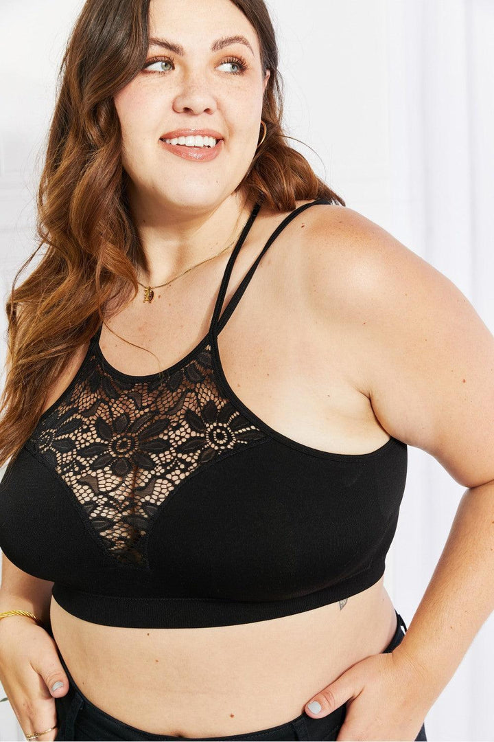 Plus Size Curvy Chic Lace Bralette - MXSTUDIO.COM